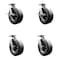 Service Caster Greenlee Caster Set - GMX Cart -2 Swivel Brake Bolt On Lock 2 Bolt On Lock - SCC GRE-SCC-100S1030-SNB-SLB-BSL-2-BSL-2 - alternate 1